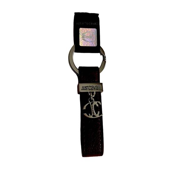 Just CAVALLI Key Holder Key Chain NWT Authentic - Picture 1 of 3